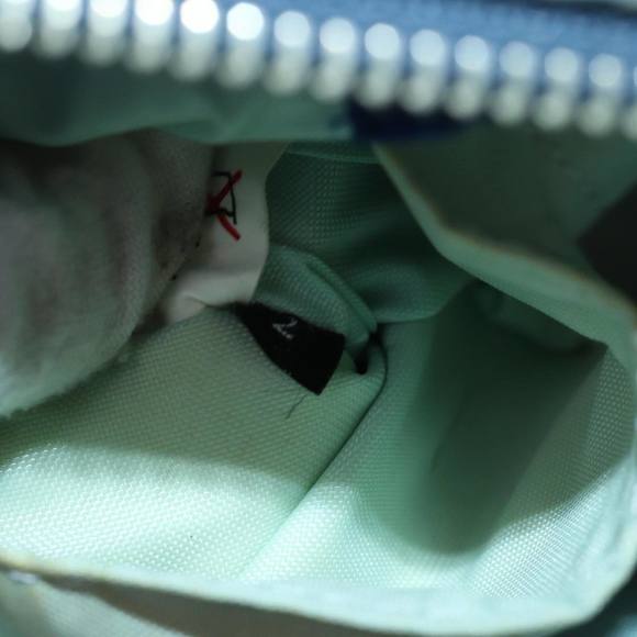 BURBERRY Nova Check Blue Label Shoulder Bag Nylon Blue Auth bs16102 - Picture 12 of 16